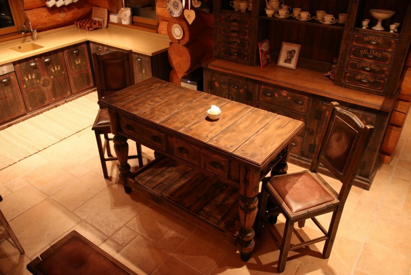 Kitchen inspired by treasure chest