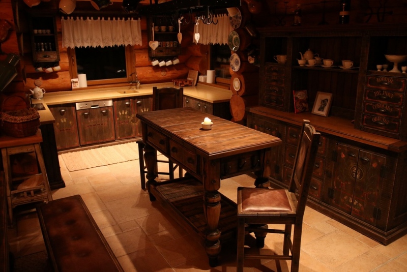 Kitchen inspired by treasure chest